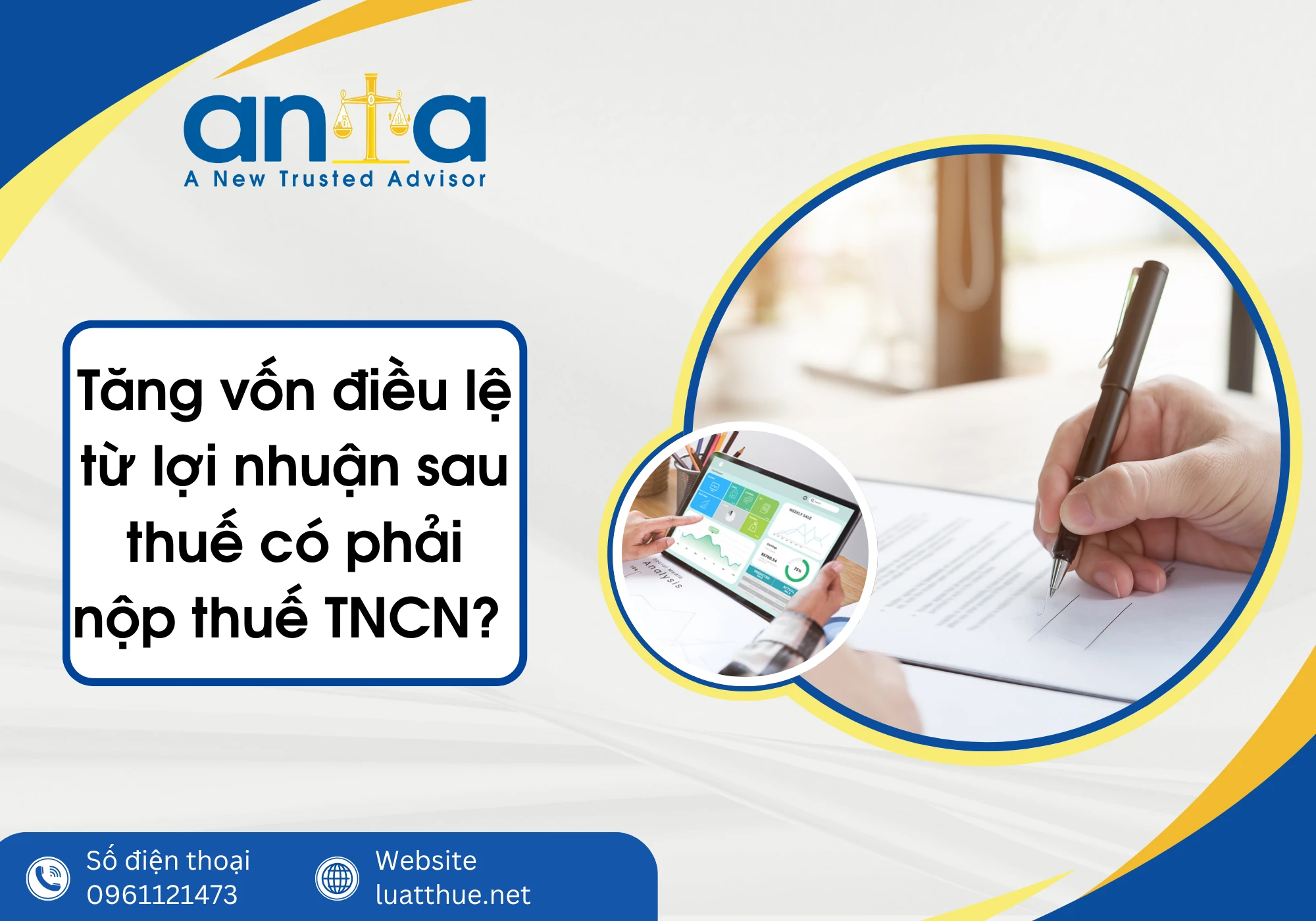 Tăng vốn điều lệ từ lợi nhuận sau thuế có phải nộp thuế TNCN?