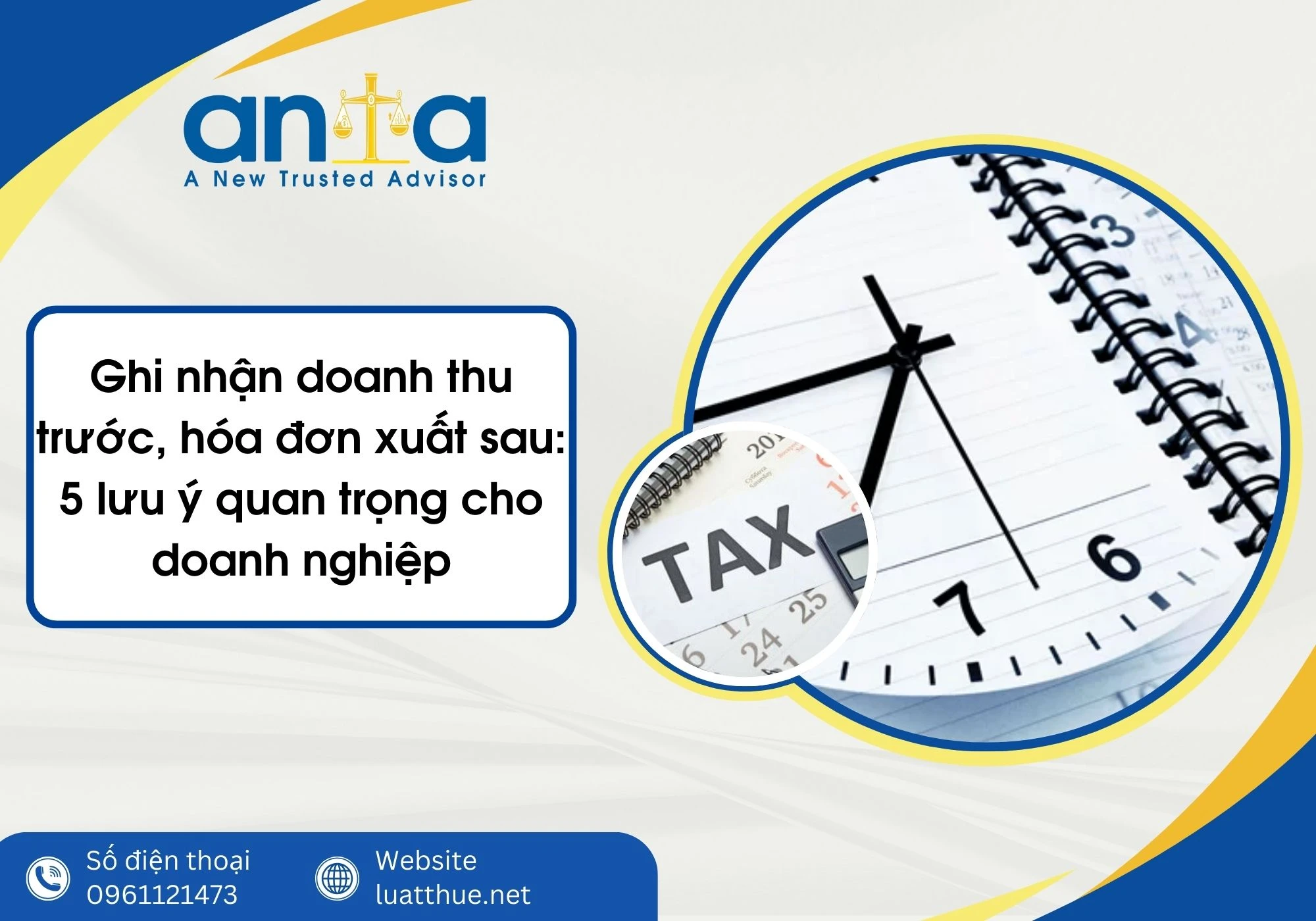 Hạch toán ghi nhận doanh thu trước xuất hóa đơn sau