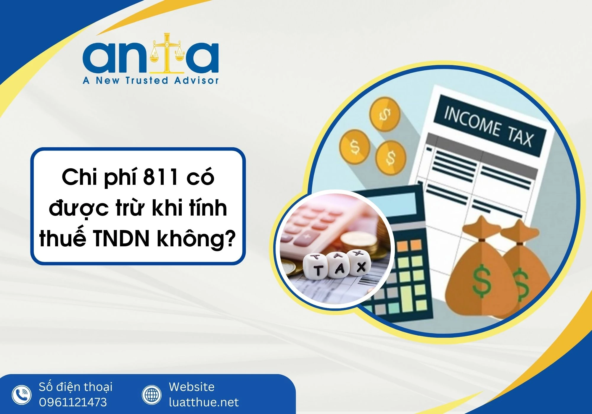 Chi phí 811 có được trừ khi tính thuế TNDN không?