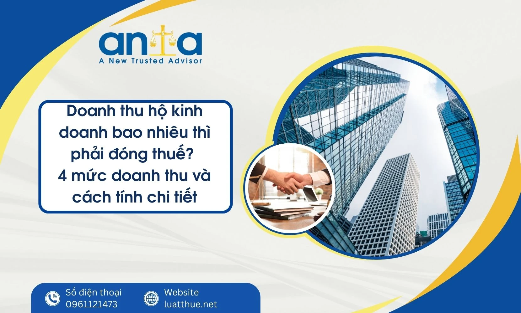Doanh thu hộ kinh doanh bao nhiêu thì phải đóng thuế? 4 mức doanh thu và cách tính chi tiết