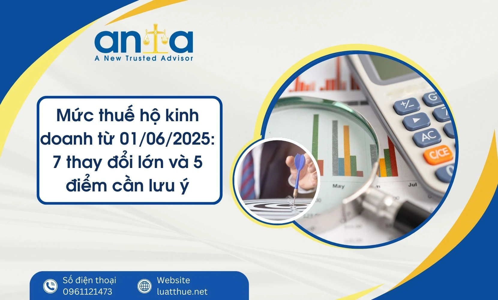 Mức thuế hộ kinh doanh từ 01/06/2025: 7 thay đổi lớn và 5 điểm cần lưu ý