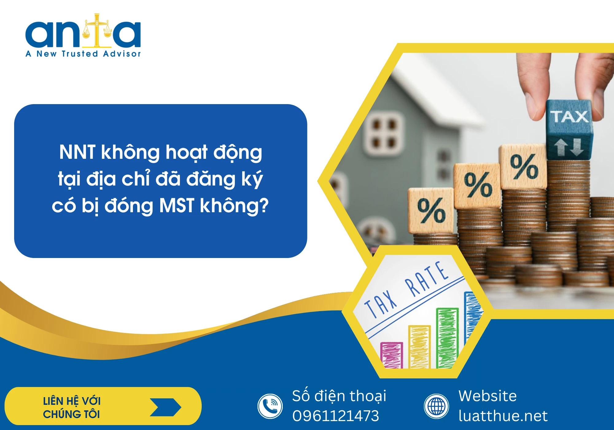 NNT không hoạt động tại địa chỉ đã đăng ký có bị đóng MST không?