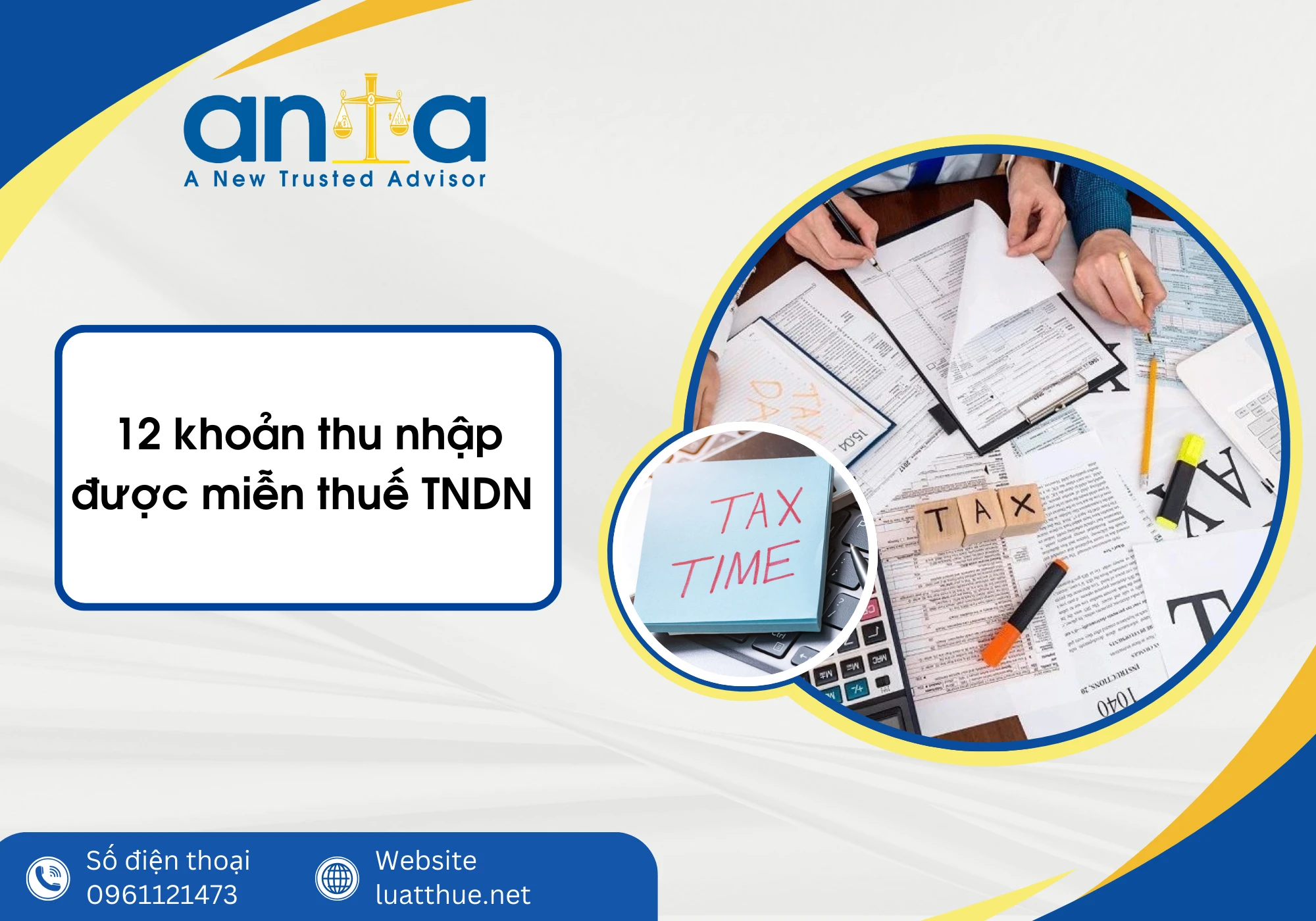 12 khoản thu nhập được miễn thuế TNDN từ 1/10/2025 mà doanh nghiệp cần biết