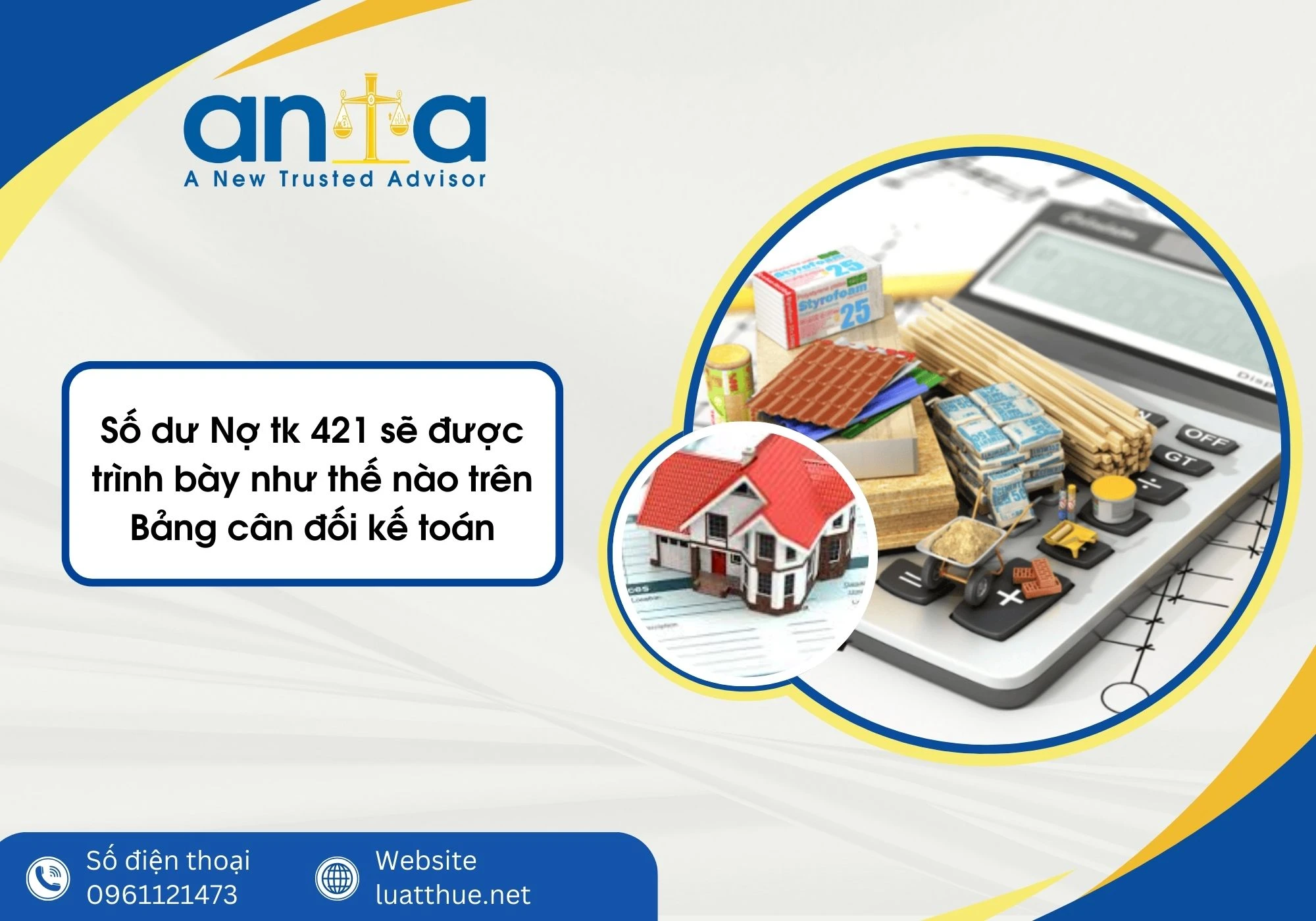 Số dư Nợ tk 421 sẽ được trình bày như thế nào trên Bảng cân đối kế toán