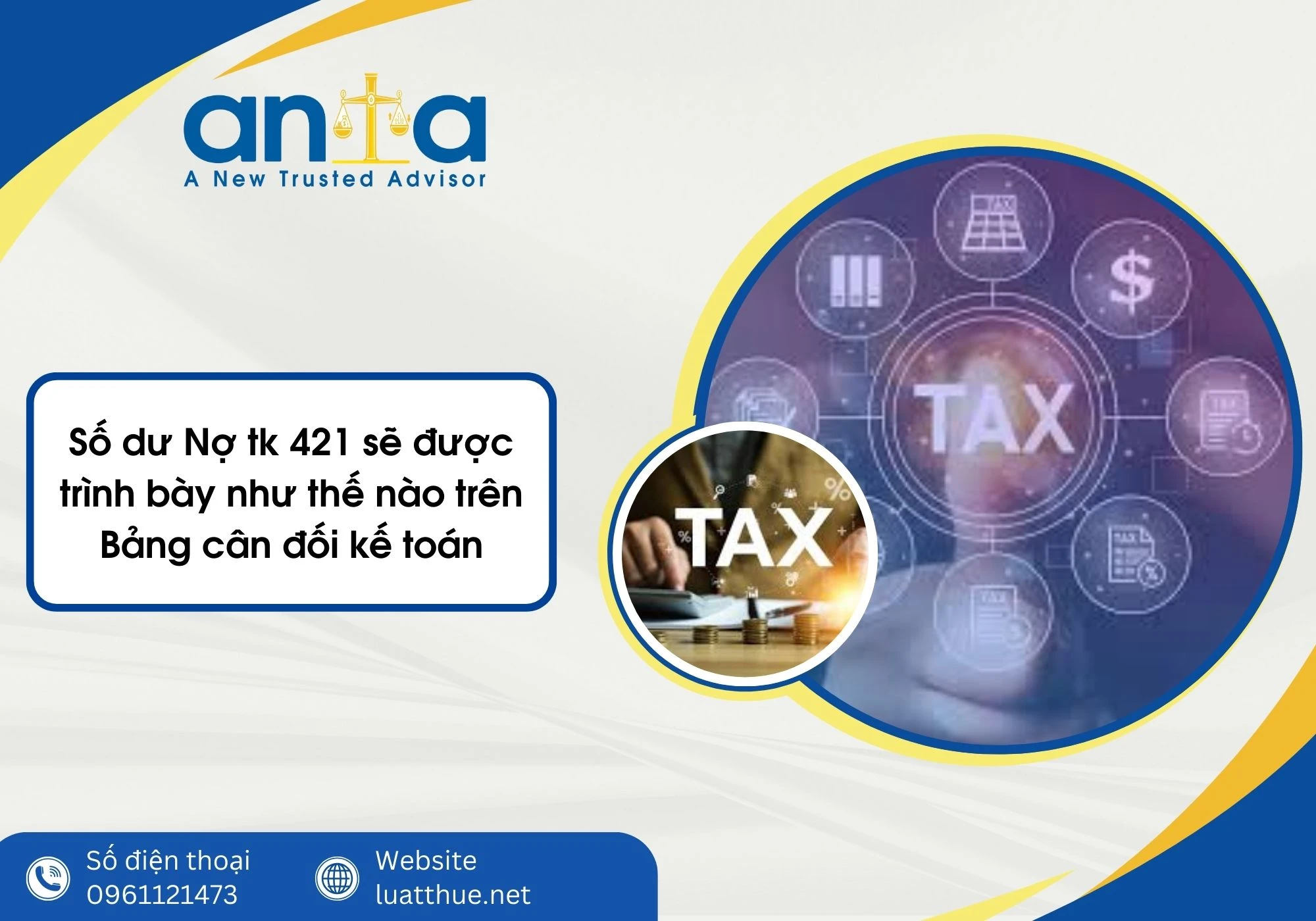 Số dư Nợ tk 421 sẽ được trình bày như thế nào trên Bảng cân đối kế toán