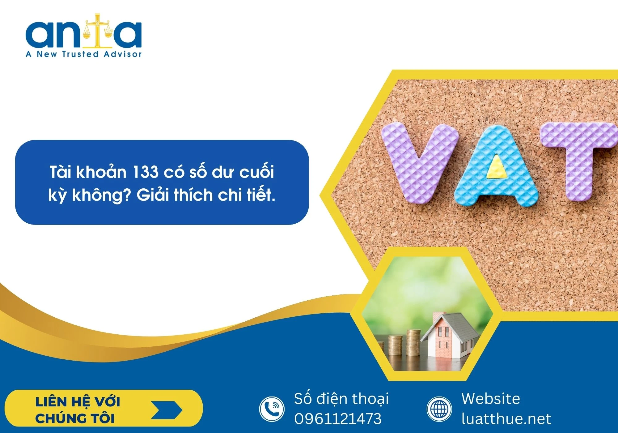 Tài khoản 133 có số dư cuối kỳ không? Giải thích chi tiết.