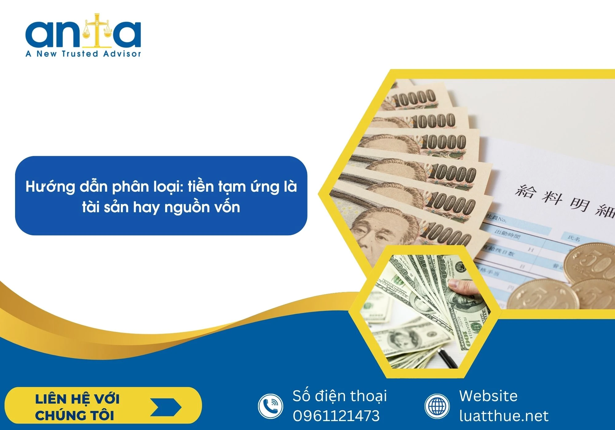 Hướng dẫn phân loại: tiền tạm ứng là tài sản hay nguồn vốn