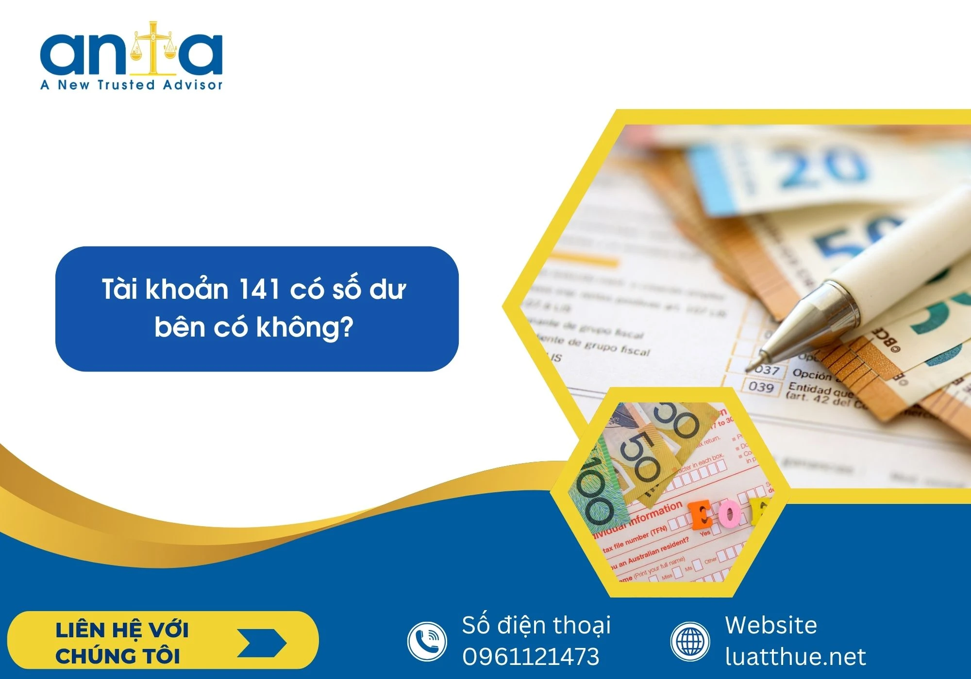 Tài khoản 141 có số dư bên có không?